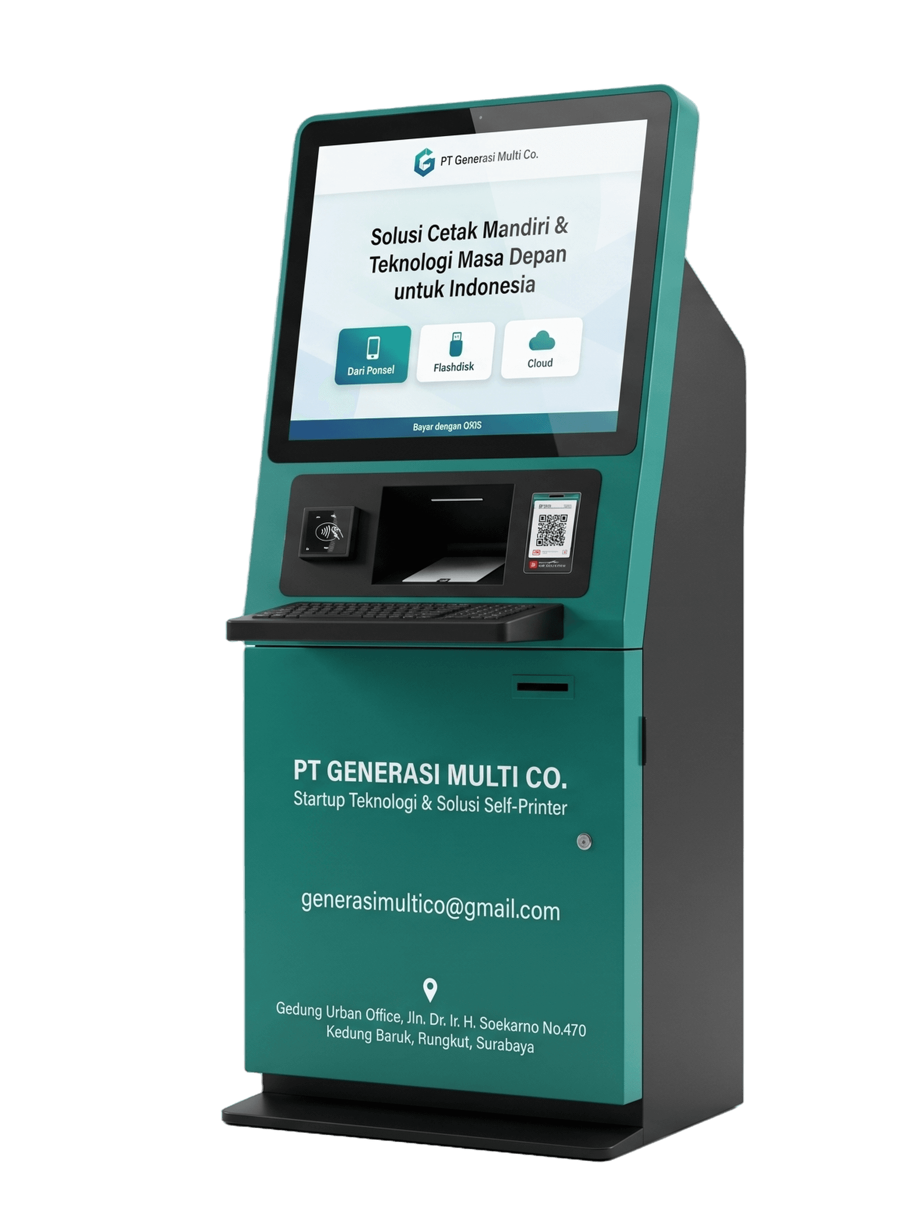 Mesin self-printer PT Generasi Multi Co.